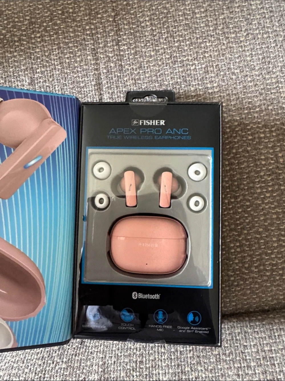 Fisher Apex Pro ANC True Wireless Earbuds - Pink